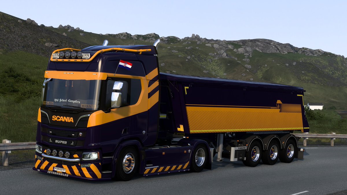 MirkoGTR's tweet photo. My custom build Scania R730, made for a dump truck 📸#EuroTruckSimulator2 #ETS2 #worldoftrucks #ScaniaR730 #V8 #NextGenScania #KingOfTheRoad #ScaniaV8 #Scanialover @SCSsoftware https://t.co/Zao92wzosT