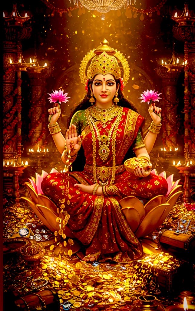 LostHQs_'s tweet image. Jai Maha Lakshmi🌼