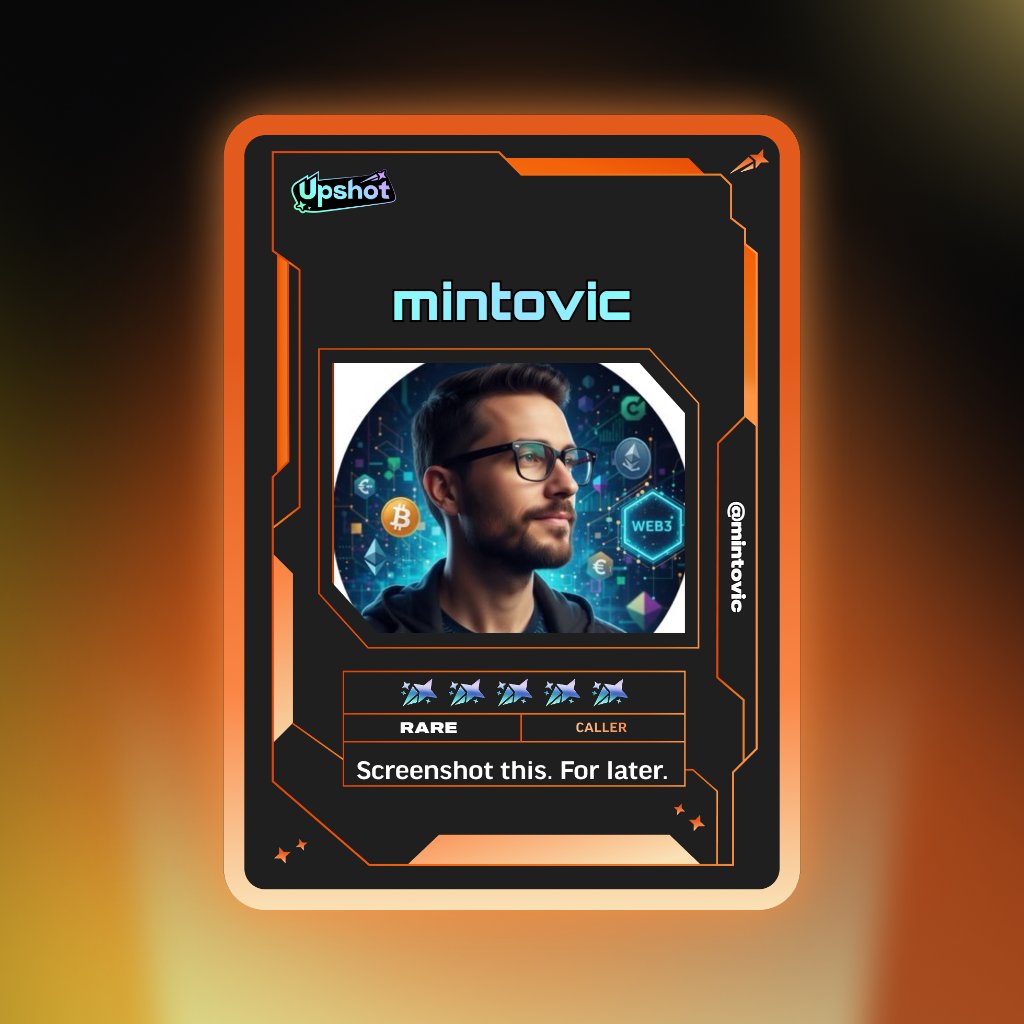mintovic's tweet photo. Just ripped my Predictor Card!

Ready to claim instant cash prizes, free packs and more.

Welcome to Prediction Play on @upshot_cards

Your turn
https://t.co/BCnVHi0c8b https://t.co/qRsnGpPPHt