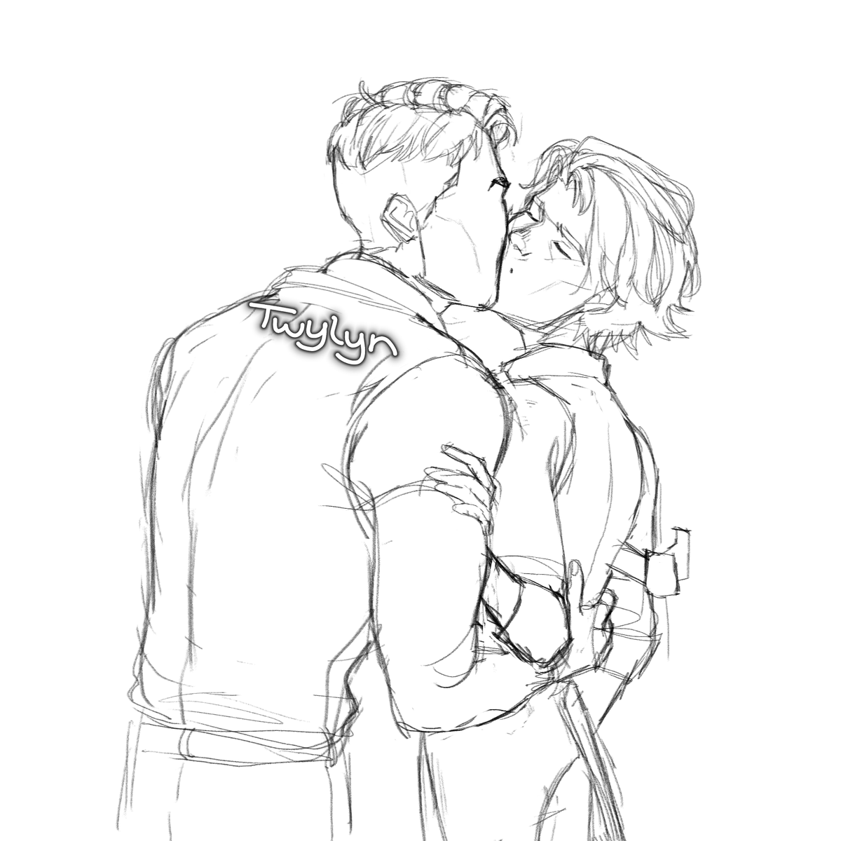 TwylynArt's tweet photo. Don't mind them... Just partners kissing 😘

#jaycetalis #viktorarcane #jayvik #arcane #viktor https://t.co/9chdOqM2AH
