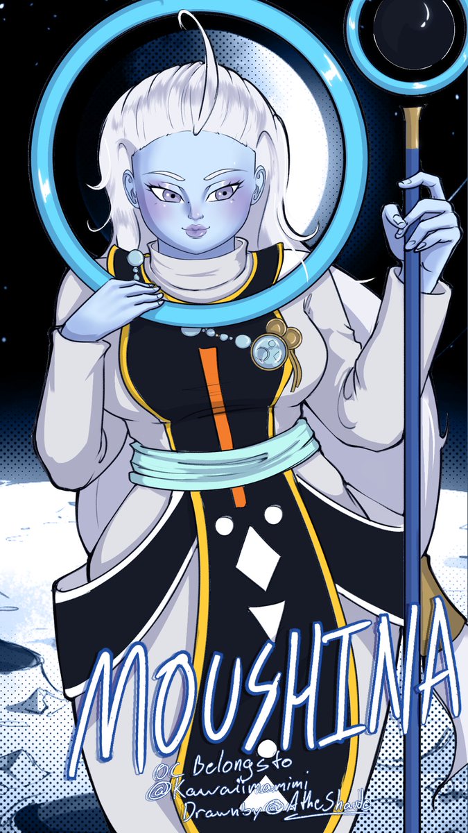 Moushina commission drawn by my dear friend <a href="/AtheShade/">Average Cell Enjoyer (A-The-Shade)</a> please go support her she’s a very talented artist and an amazing human