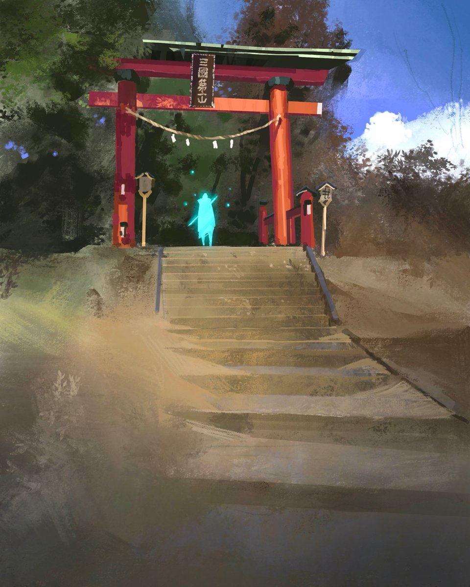chinfongart's tweet photo. @Procreate paintings I did in Japan https://t.co/zbqi6rIKmy