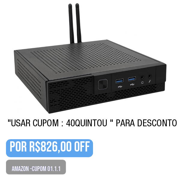 .
🛒 Compre aqui 👉🏽 amazon.com.br/gp/product/B0G…
.
💥🌟PRECINHO DA AMAZON-Cupom-01.1.1Computador Mini PC Intel Core i5 8GB RAM DDR3 SSD 256GB, Wi-Fi Dual Band 2.4G/5G, Bluetooth 4.0, HDMI/VGA USB 2.0, Desktop Portátil Compacto de Mesa para Home Office Estudo e Entretenimento
.
Use o…