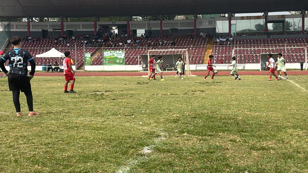 La emoción del futbol escolar se vivió en el Estadio Olímpico de la Ciudad Deportiva, donde se desarrolló la Etapa Regional del Nivel Secundaria del “Mundialito Escolar 2026”.
facebook.com/share/p/1Cx3uG…