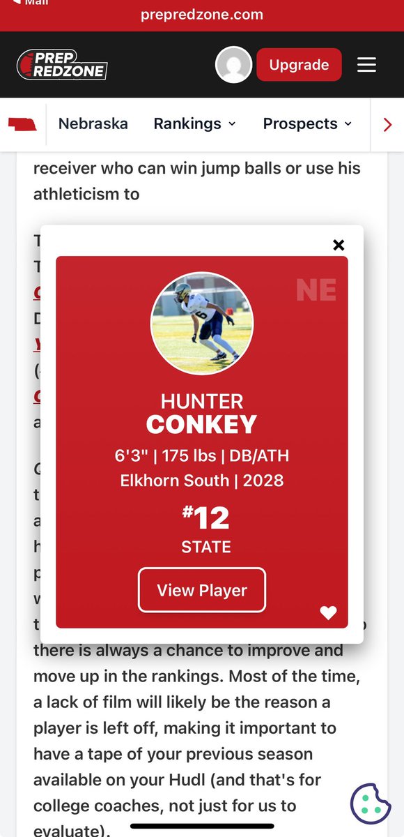 Hunter Conkey tweet media