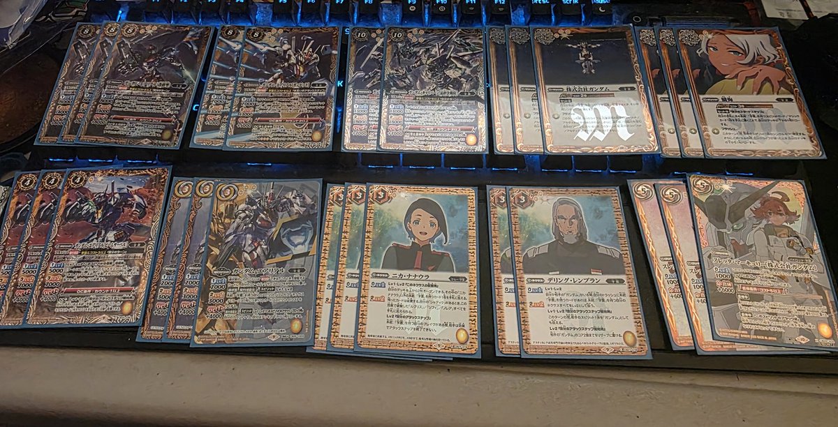 ChaosSnoopy's tweet photo. @Gundam_Neonomen This is what I currently have, although you can take out Arche since it isn't part of the witch series. I do agree that there's not a lot of response cards in terms of the contract advent. It's very aggro based. https://t.co/SNphEgDqpa