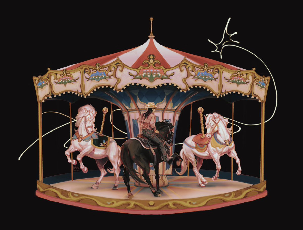 my year of the horse drawing wooo