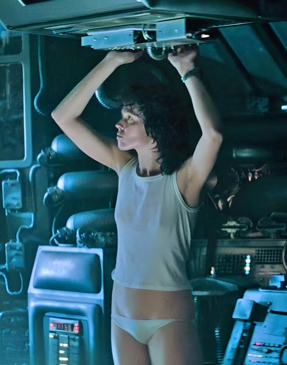 Ripley. Fighting space monsters in her underwear since 1979.