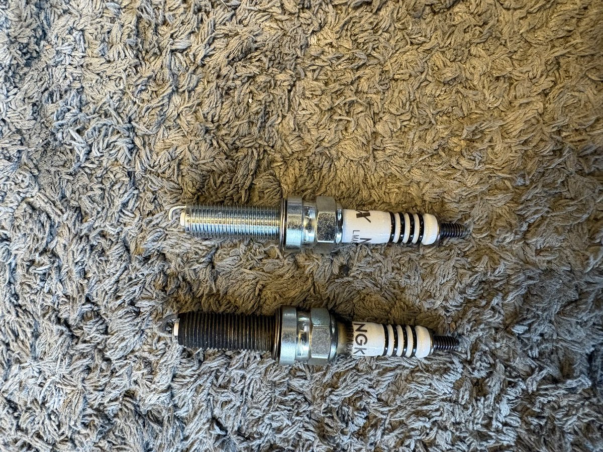 ryo1374's tweet photo. 出勤前のプラグ交換なのだ🔌 https://t.co/LBgu562Nfj