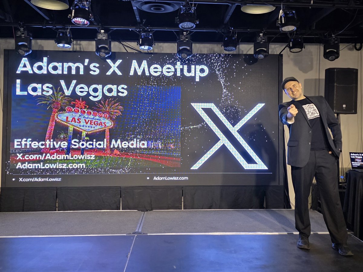 I'm in Vegas ready to begin Adam's X Meetup. We are going to learn about better marketing and advertising on X and have fun. Lots of tickets sold. See you all soon! <a href="/elonmusk/">Elon Musk</a>