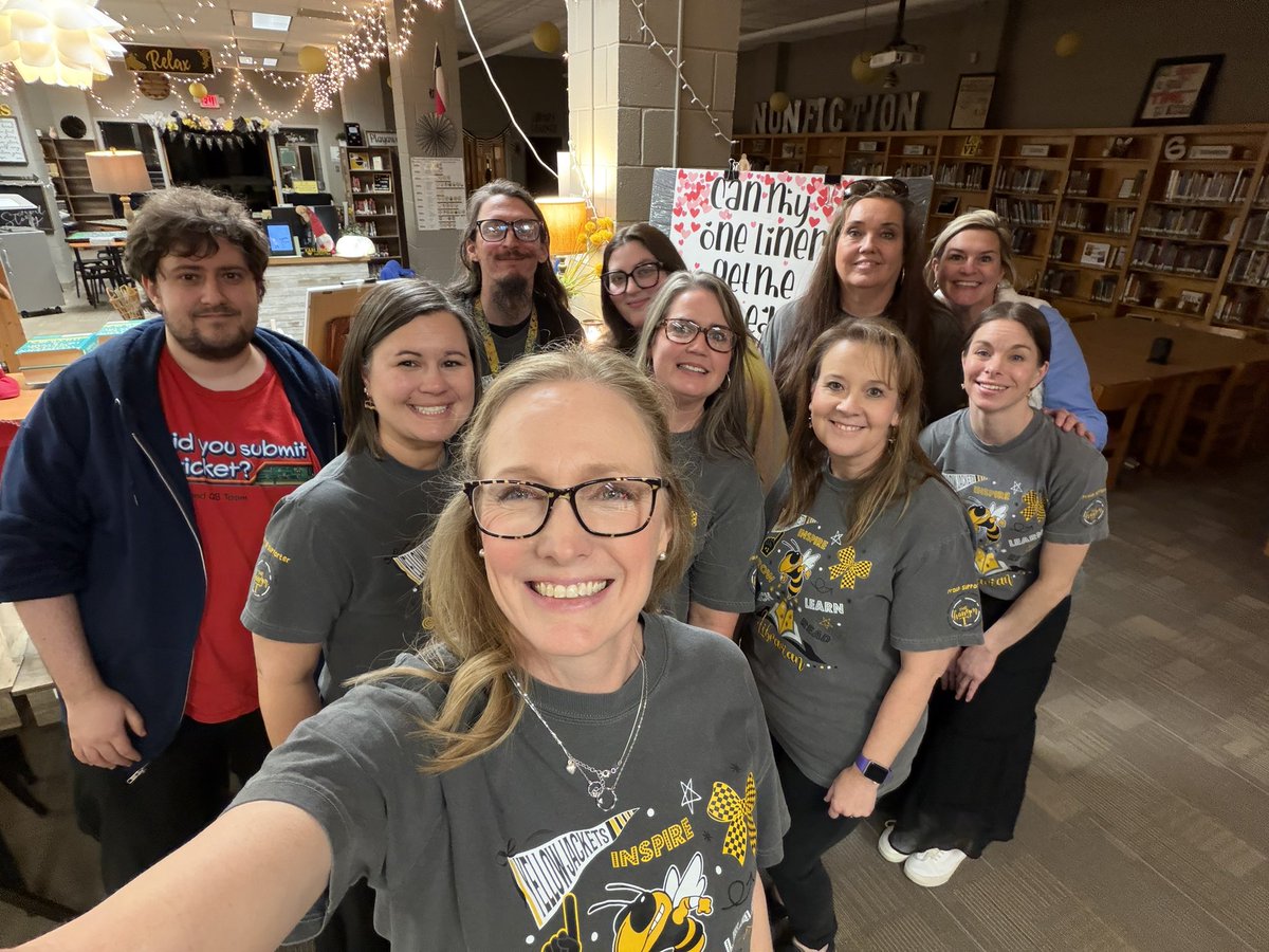 So beyond thankful for our library team!