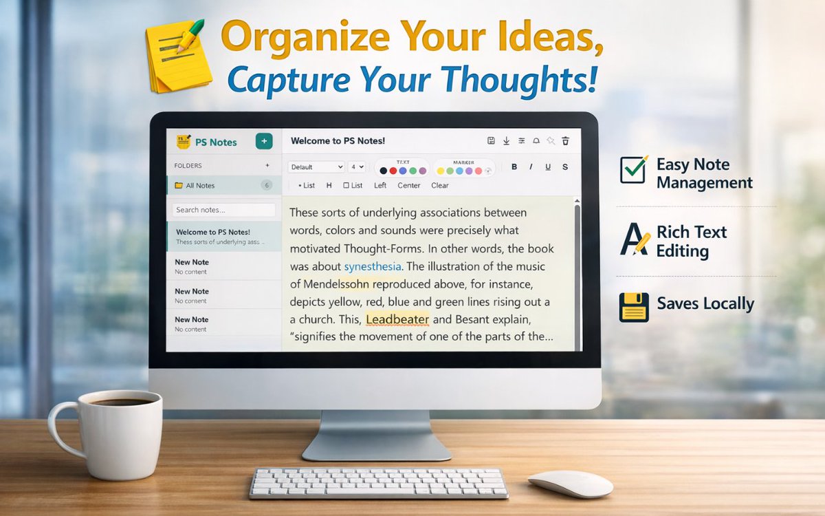 Actus_one's tweet photo. Meet PS Notes — a simple, fast Chrome extension built for focus.

✔ Easy note management
✔ Rich text editor
✔ Local saving
✔ Lightweight &amp; clean

Install now (Free):
 https://t.co/CsQY1co3Zx

#ChromeExtension #ProductivityTools #Notetaking #WebTools https://t.co/HYrb8PGNQ0