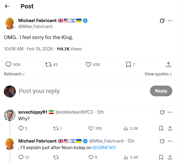 SirTravisDane's tweet photo. Just look at this shit lmao. Fucking hell. @Conservatives, @reformparty_uk and @GBNEWS love nonces. It's almost as funny as Tommy Robinson acting big and hard in the U.S. #AndrewMountbattenWindsor https://t.co/vqWbtTqx0b