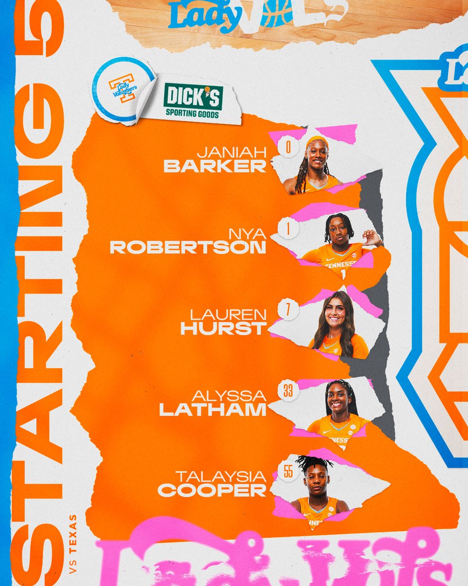 LadyVol_Hoops's tweet photo. First 5️⃣ https://t.co/NBpBr9fYID