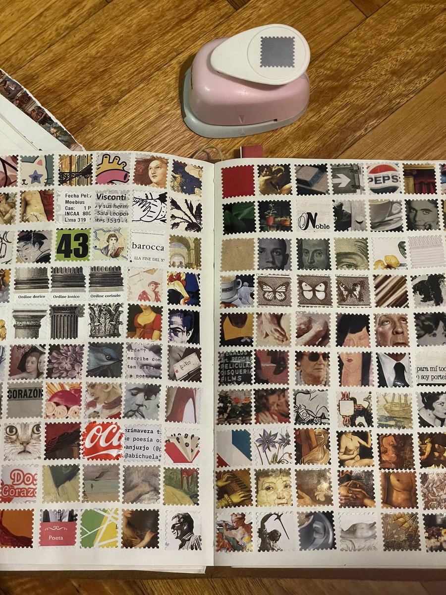 me compré una sacabocado con forma de estampilla y estoy troquelando todo a mi paso: nueva terapia desbloqueada