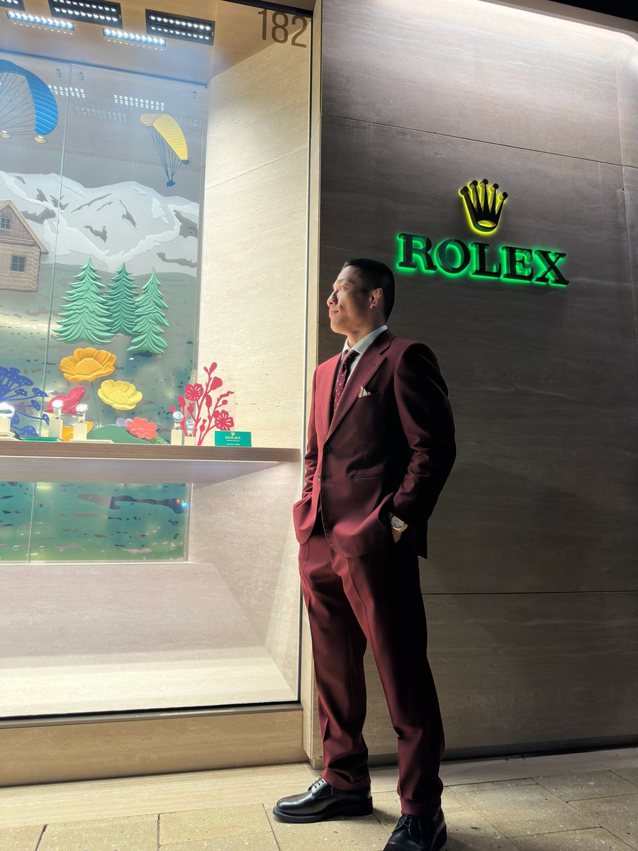 1月にROLEXブティックのオープニングパーティーにご招待いただきました
