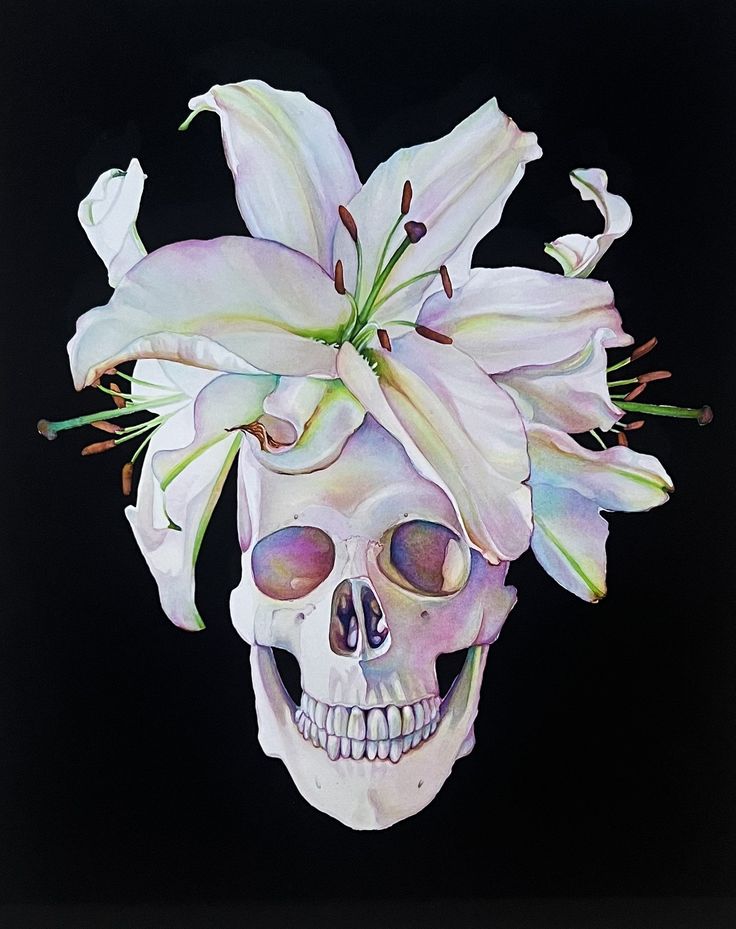 Skulls #Flowers