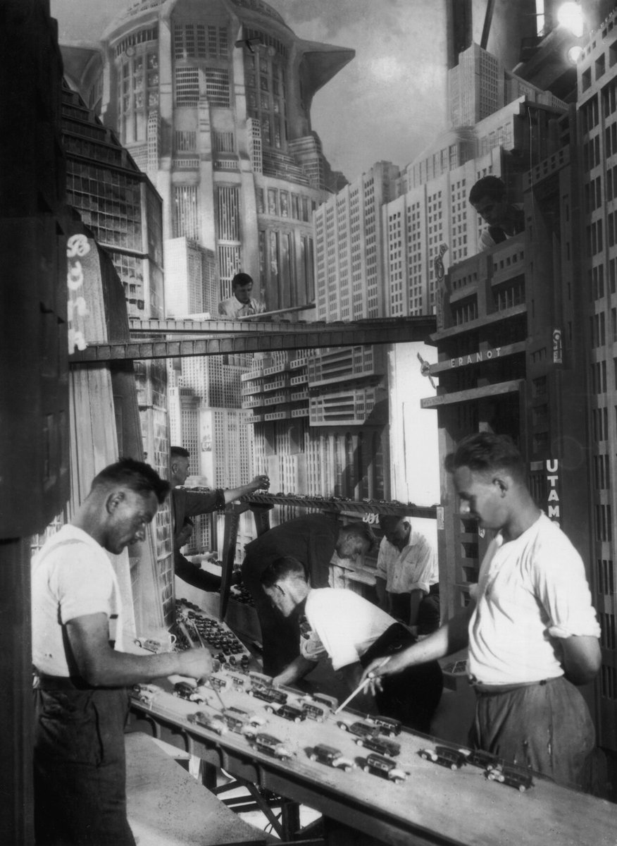 Filming Metropolis in 1927