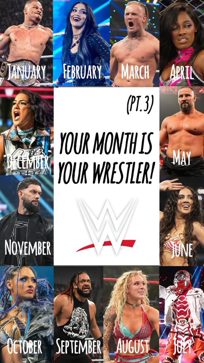 YOUR MONTH IS YOUR WRESTLER! (PT.3)