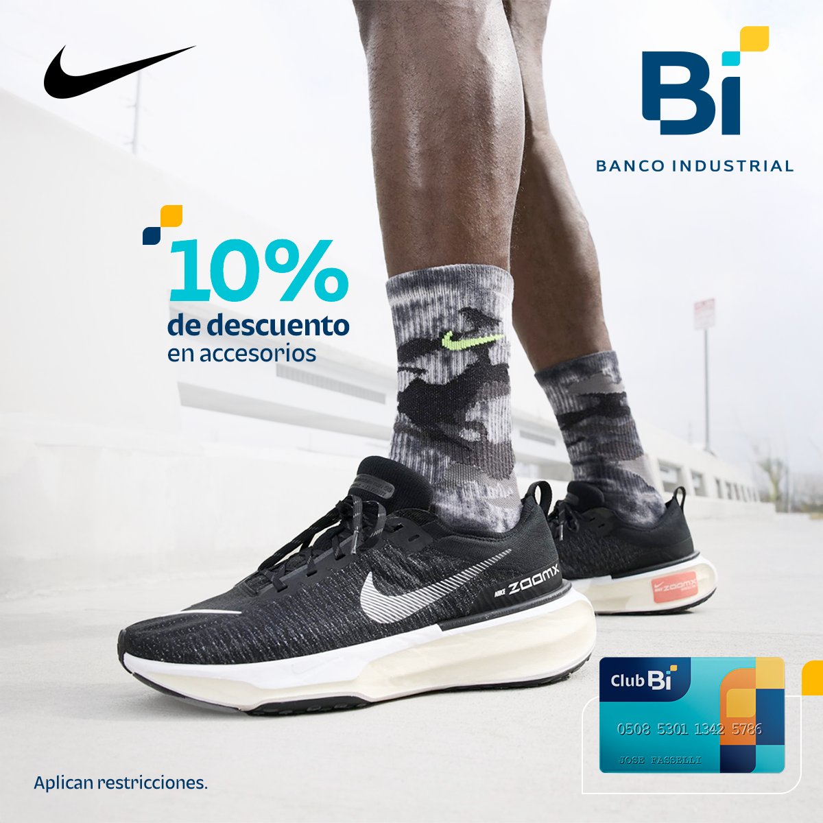 Club_Bi's tweet image. ¡Más estilo con #ClubBi! 🧢

En @Nike aprovecha 10% de descuento en accesorios. 
🔔 No aplica en productos ofertados. 

#Accesorios #Deport