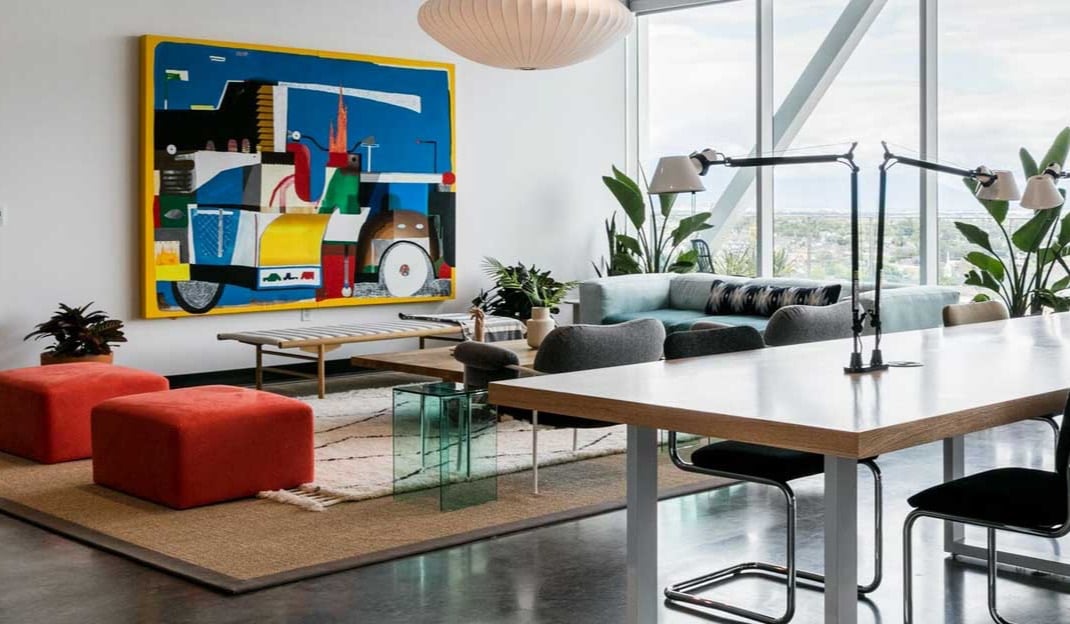 OUR HYBRID WORKSPACES E-BOOK is a comprehensive overview of what you should consider when shifting from open plan desking to a hybrid workspace. Come visit our showroom for more ideas! #hybridworkspacedesign hubs.ly/Q043SZJ10