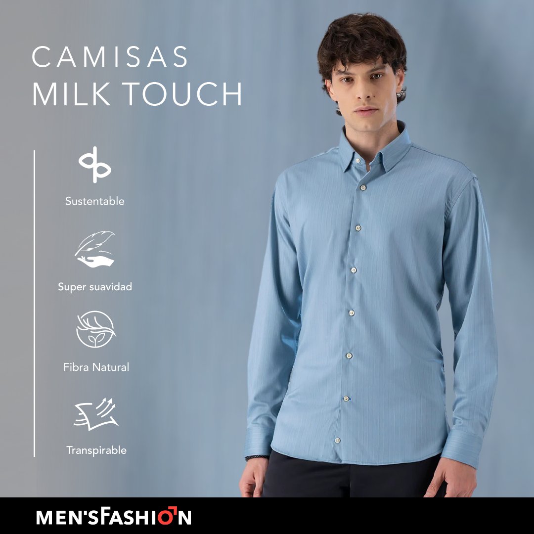 MensFashion_MX's tweet image. La tecnología Milk Touch ofrece frescura, suavidad y confort que se nota desde el primer momento.

Elige la tuya: mensfashion.com.mx/camisa-formal-…

#camisas #essentials