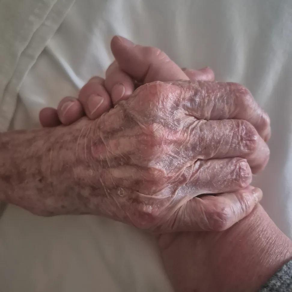 My mom died today. She was 90yrs old with dementia. She wanted to die sooner...like a decade ago. 
I'm sad for me but happy for her.