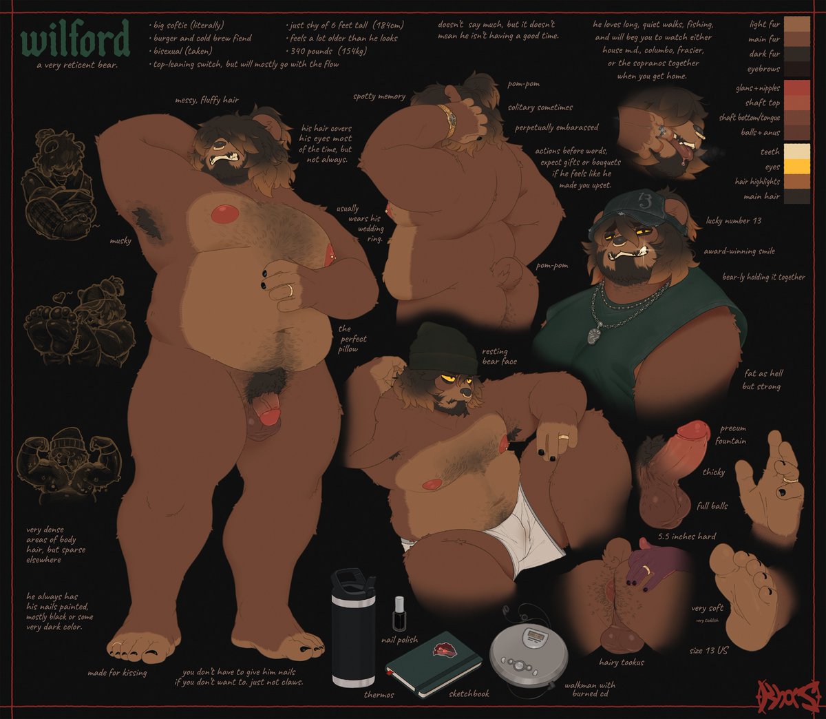made a reference of my man wilf