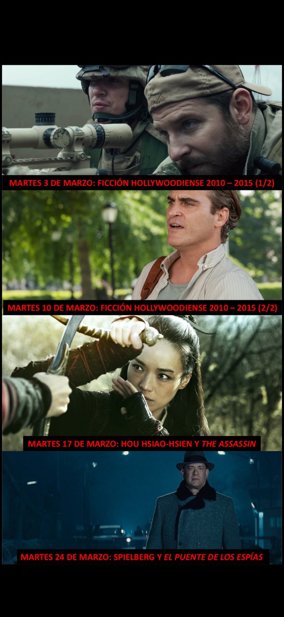 ammucientes's tweet photo. Programación de la historia continuada del cine para marzo
https://t.co/vPExeAXbs0
https://t.co/eHEORNEhz9
https://t.co/HSQm69my8E https://t.co/B5bP4dxcZE