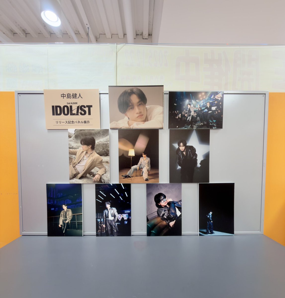 タワレコ横浜のパネル展 ケンティーステージ⭐️ #中島健人 #IDOL1ST