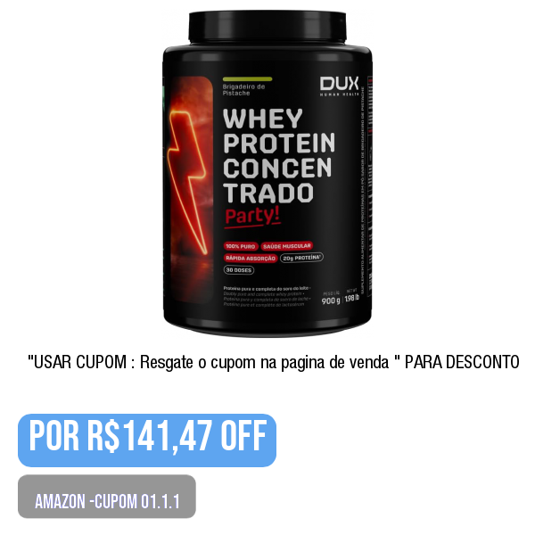 .
🛒 Compre aqui 👉🏽 amazon.com.br/gp/product/B0F…
.
💥🌟PRECINHO DA AMAZON-Cupom-01.1.2 Whey Protein Concentrado Pote (900g), Brigadeiro de Pistache, Dux Human Health
.
Use o cupom: Resgate o cupom na pagina de venda  (na tela de pagamento)
.
😱 por R$141,47
.
.
💢 PROMOÇÃO OSCILANDO