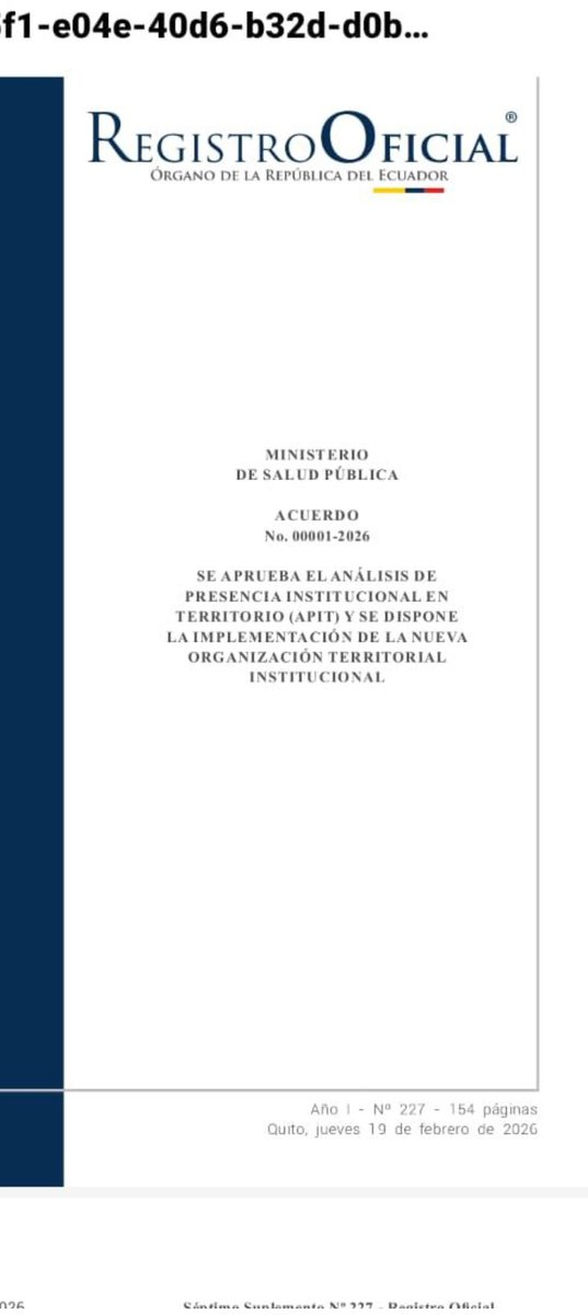 JulioS13657's tweet photo. El Gobierno tomó la decisión de eliminar los Distritos de salud por CORRUPCIÓN entre esos el más CORRUPTO #Distrito09D08 esperamos que los funcionarios y Directores involucrados sean Distituidos @Salud_CZ8 @saludcz6oficial @Salud_Ec @Presidencia_Ec @Salud_CZ5 @DanielNoboaOk https://t.co/MMM8zysz8T
