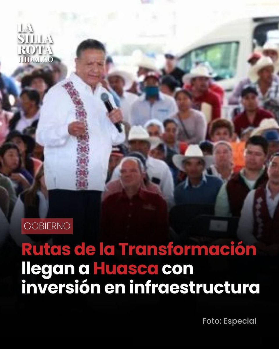 🔴 El gobernador <a href="/juliomenchaca_/">Julio Menchaca</a> llevó las Rutas de la Transformación a #Huasca, donde anunció nuevas obras para 2026.
lasillarota.com/hidalgo/estado…
