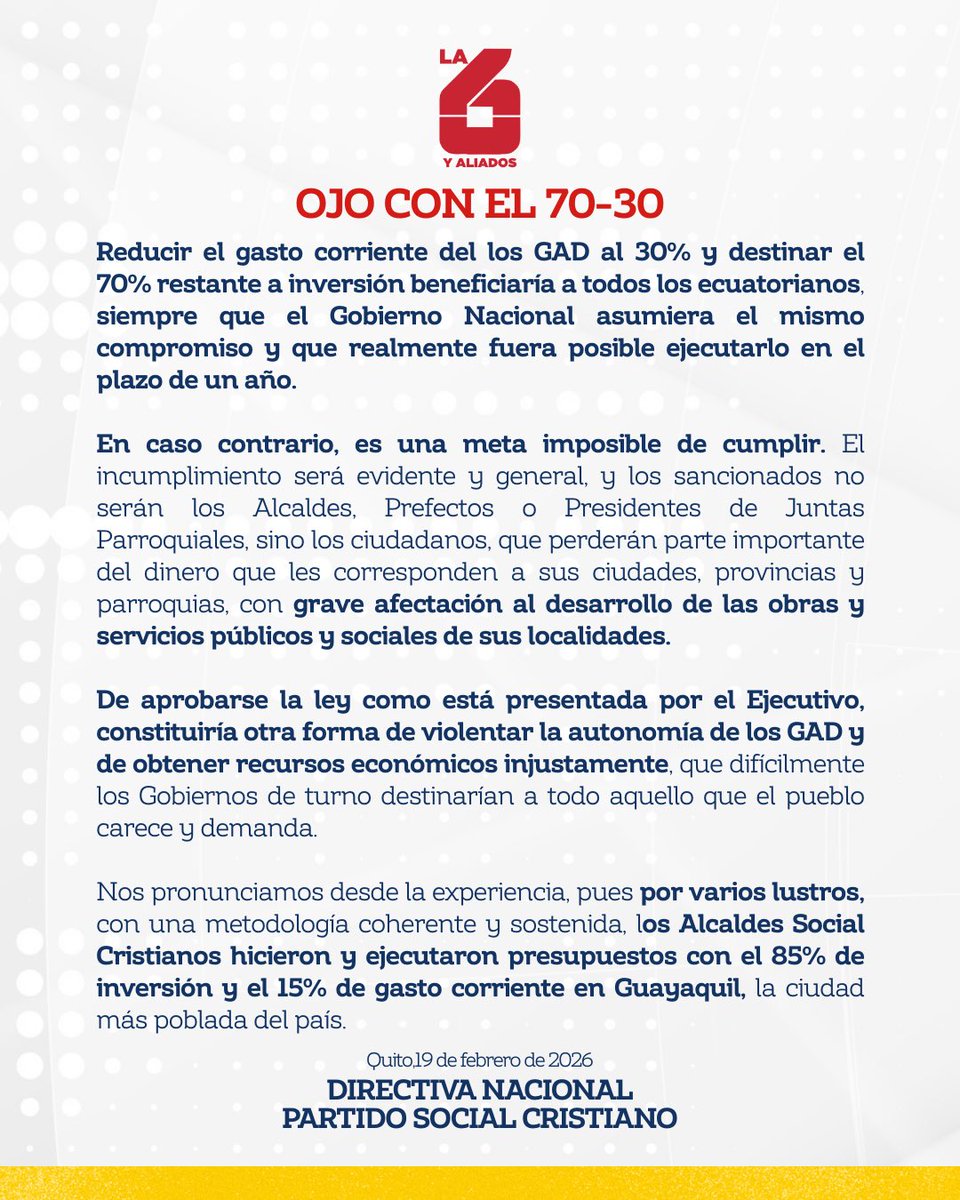 La6 y Aliados 🇪🇨 | Partido Social Cristiano tweet media