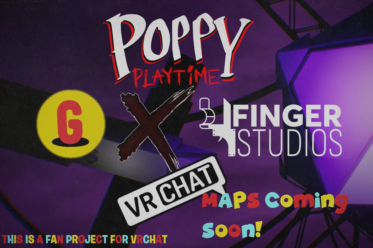4FingerStudio's tweet photo. We here at 4FS ( @Tech_Playtime Branch) Have Teamed up with @GoGoLoGoVR To Bring the world of #PoppyPlaytimeChapter5 To @VRChat!  More Info Coming Soon!
Join Go's Discord Here For Updates and News! https://t.co/9X3aK1ApTA https://t.co/nPMXjX3jqS