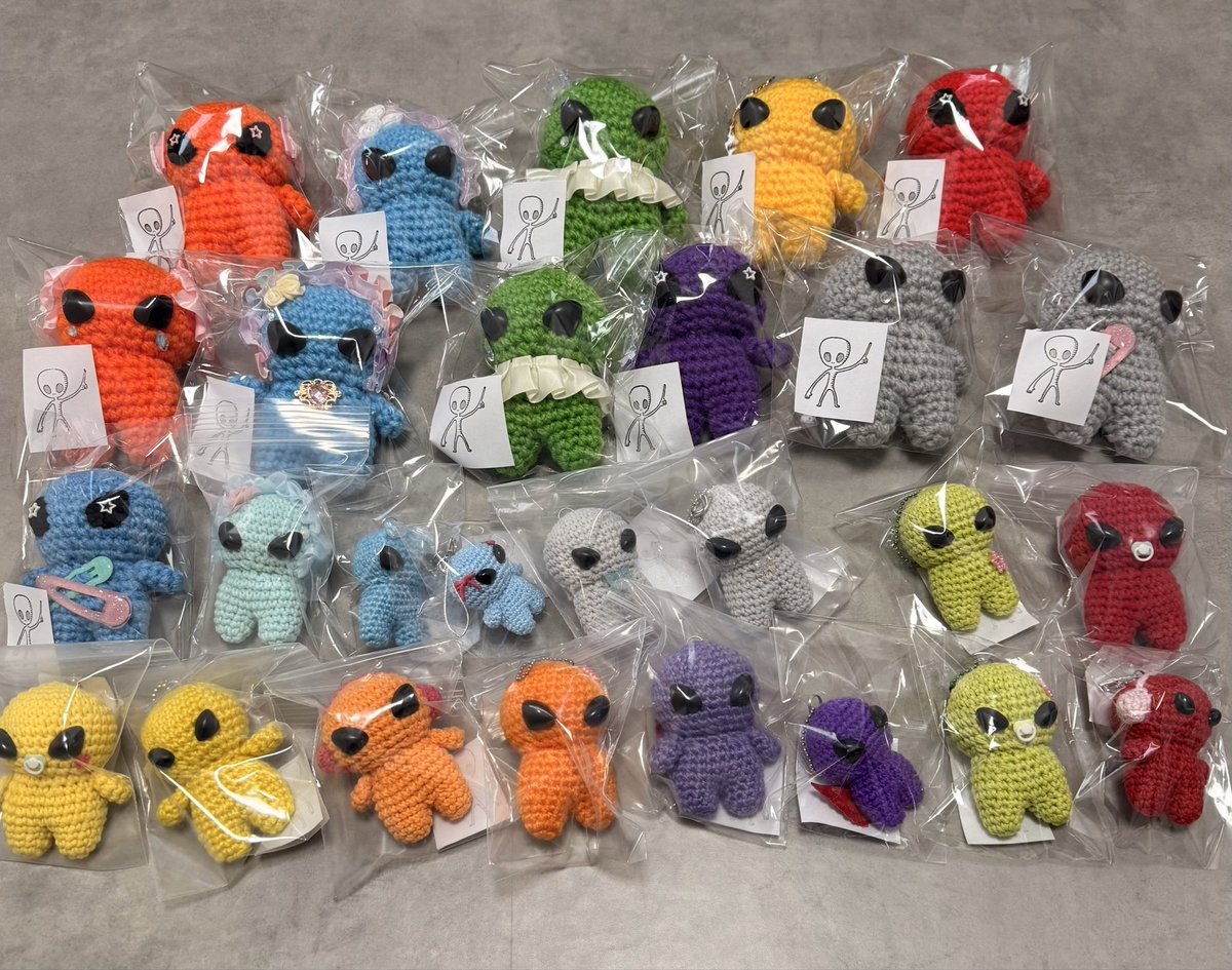 momoALPHAZ_XG's tweet image. ソンムル完成しました✨
宇宙人のマスコットキーホルダーです👽
名古屋両日参加しますので、交換もしくは受け取っていただけたら嬉しいです！
よろしくお願いします😊

#XG_WorldTour_THECORE 
#XG_THECORE_核