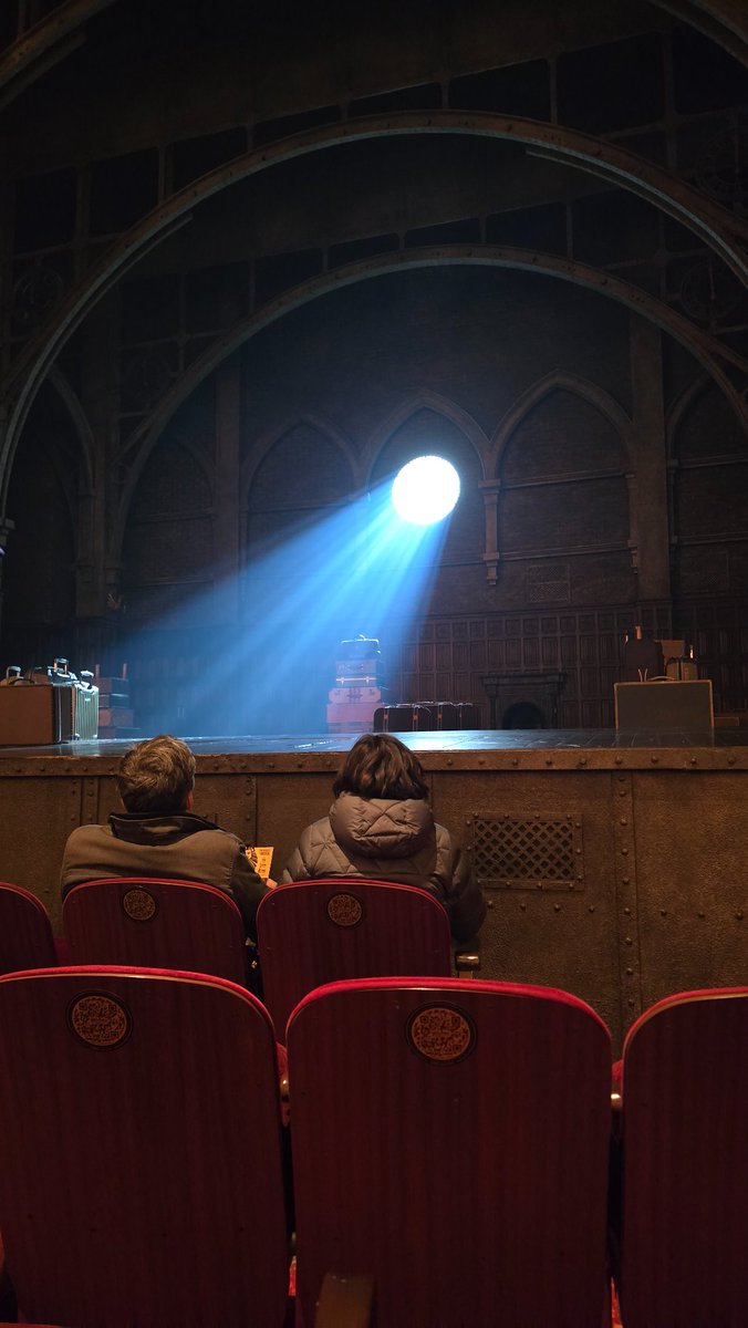 outrokary's tweet photo. Im 3rd row for tom felton cursed child rn, im about to cry. Like this was me 14 yrs ago 😭 https://t.co/37RRAjrnnq