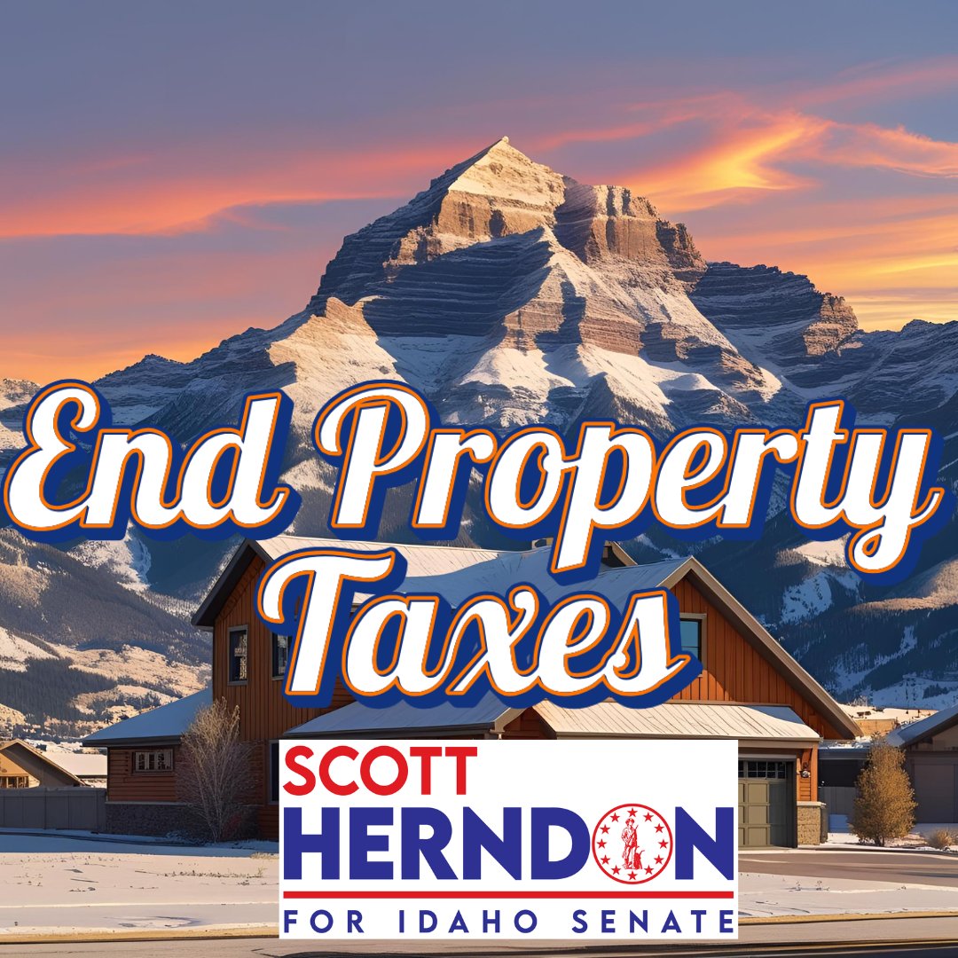 HerndonforIdaho's tweet image. Today the Florida House of Representatives passed a bill for a constitutional amendment to phase out property taxes for homeowners over 10 years. This can be done while maintaining local governments. #idleg #idpol