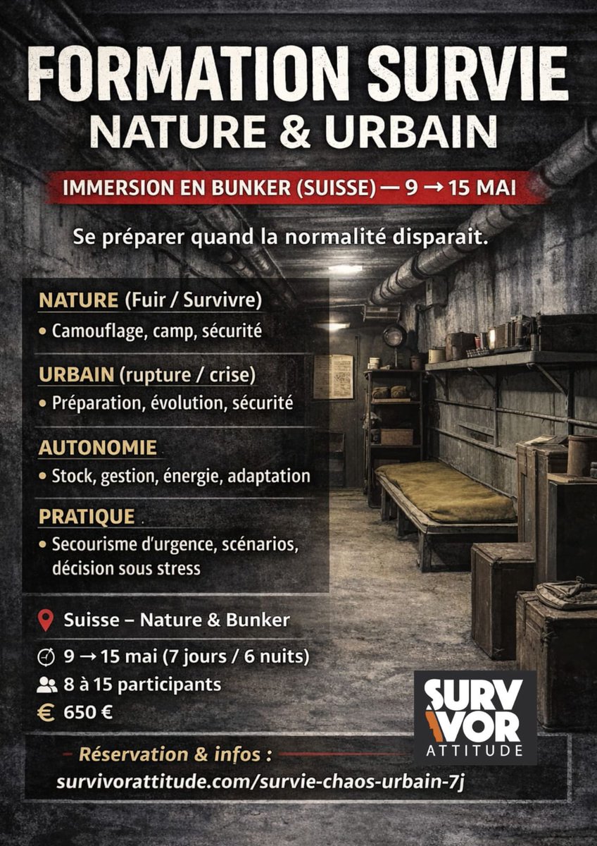 Frédéric Cuvelier (@survivalisme) / Posts / X