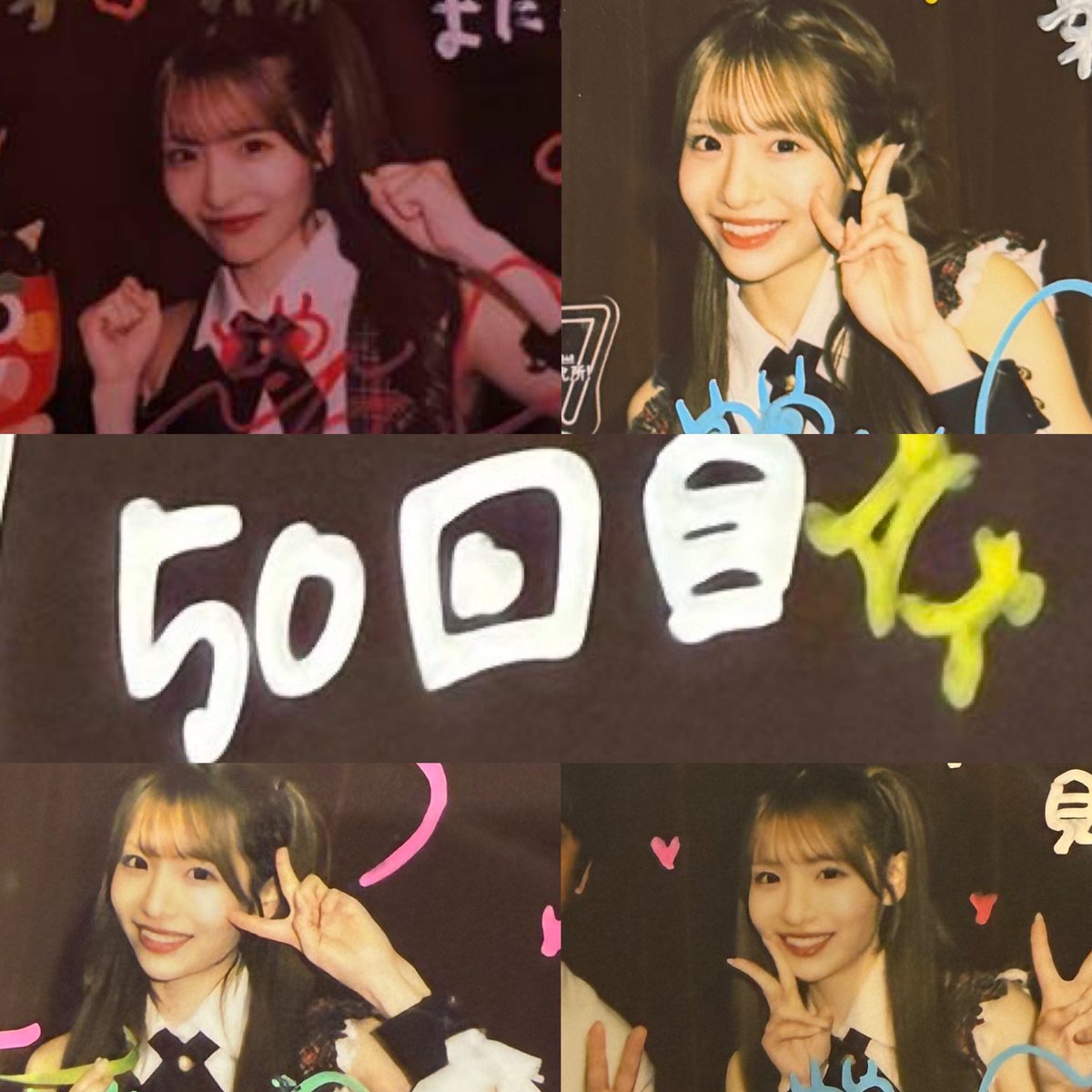 2月入って4回目のチェキ🤣✨💸笑 侑希ちゃんが出演した劇場公演観覧50