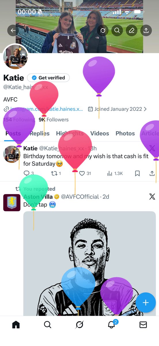 Katie tweet media