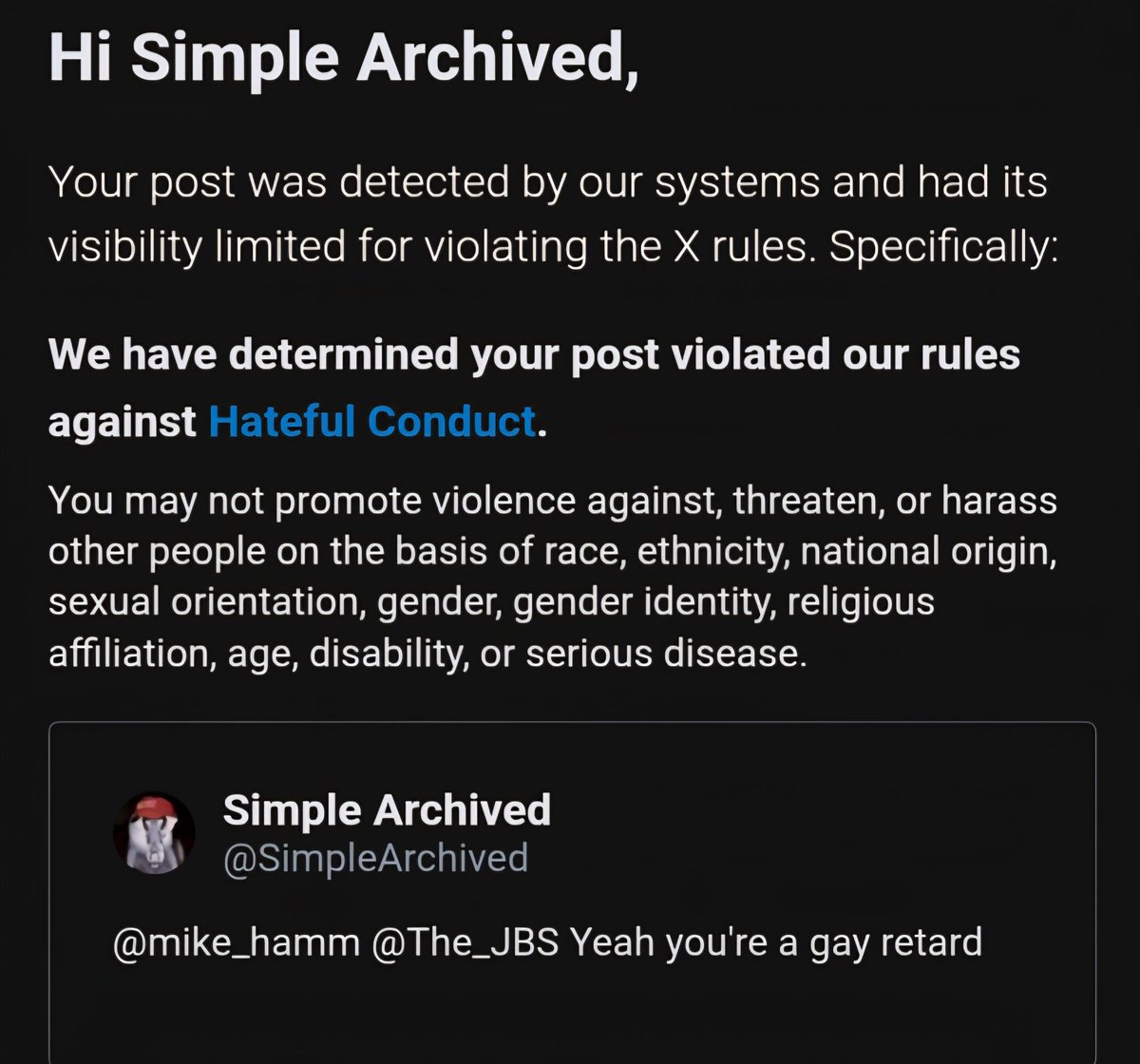 Locked up for being a Patriot