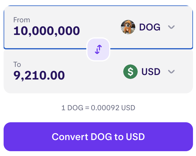 Cryptolution's tweet image. Dear 1%,

Ever wonder what 10,000,000 $DOG (Bitcoin) looks like at scale?

$1B MC → 10M $DOG = ~$106K
$3B MC → 10M $DOG = ~$319K
$5B MC → 10M $DOG = ~$532K
$10B MC → 10M $DOG = ~$1.06M
$20B MC → 10M $DOG = ~$2.13M

The First Ever Bitcoin Memecoin Season is NEXT 🧨