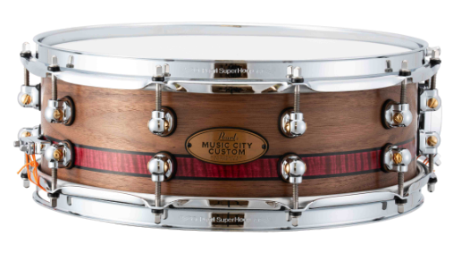 MUSIC CITY CUSTOM –USA Solid Shell Snare Drums – ① ～Solid Walnut