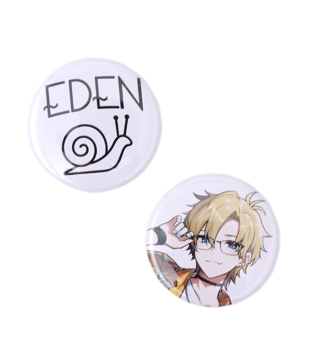 お知らせ】 EDENグッズ第二弾が出ます！！🥳 アクスタ&缶バッジの