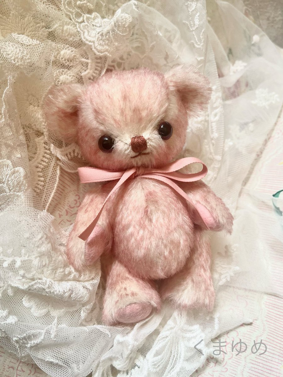 ふくらくま 春の夢をminneさんに登録しました🌸 2月22日(日)21時より