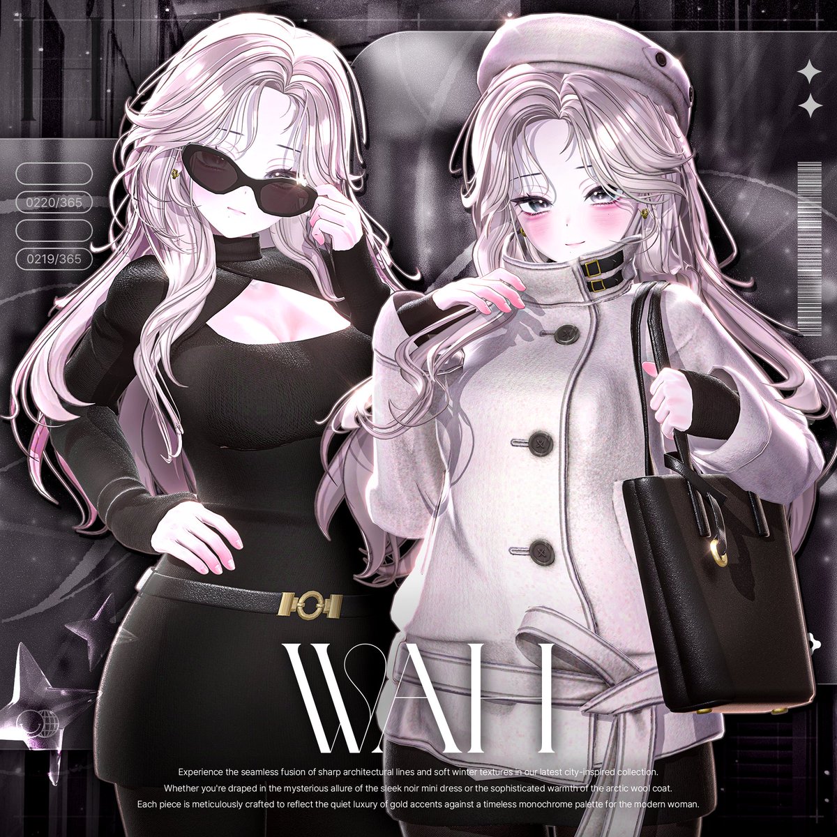 ✨──────────────────────────✨
【WAH】Release Event 

📅 抽選日 / 추첨일
 2026.02.23

#Glitch_Ganger 新作を抽選で5名様にプレゼント🎁
Follow＆RTしていただいた方の中から 衣装のFull-setをお届けします✨
🔗glitchganger.booth.pm/items/8008506