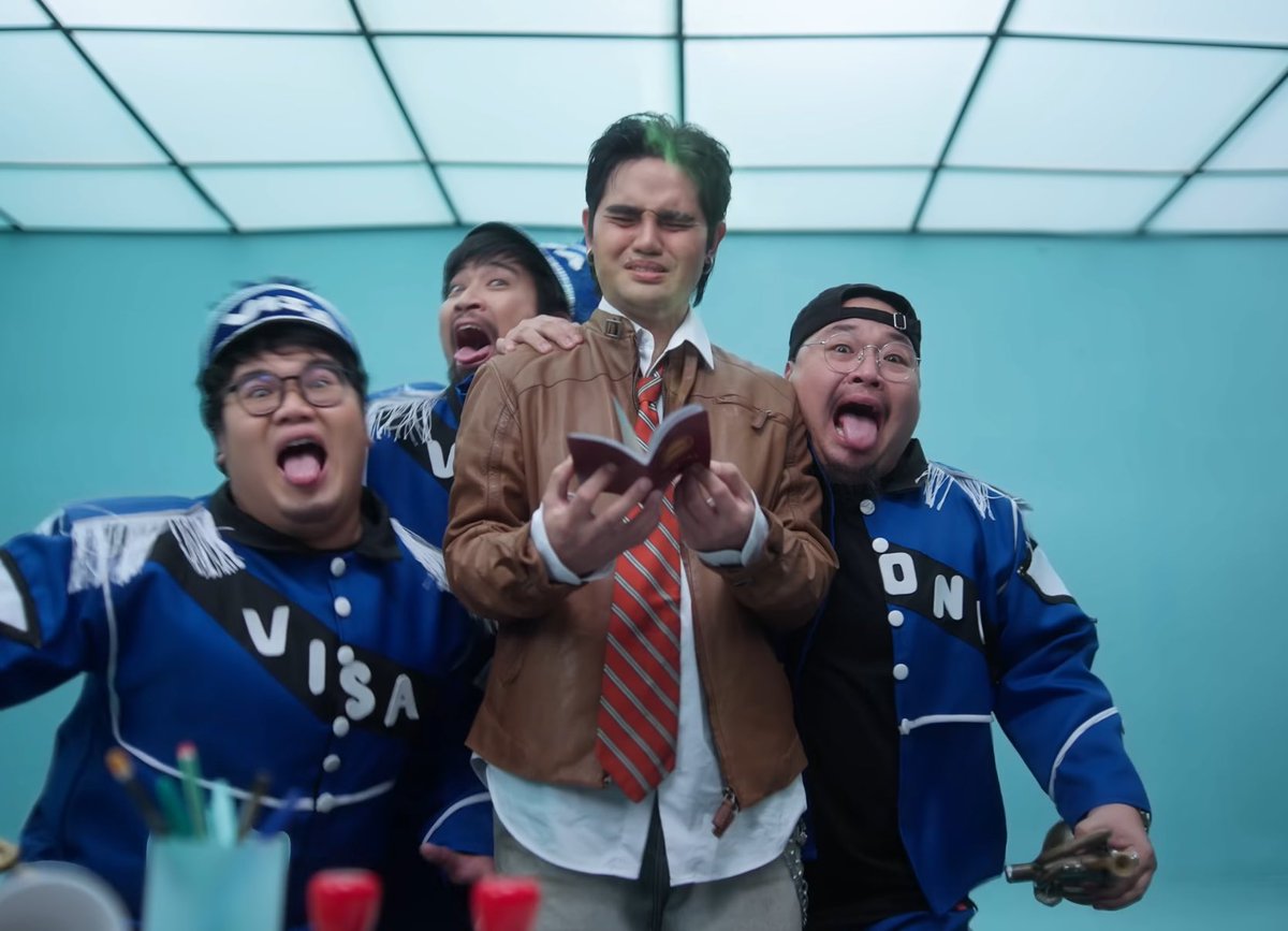 inquirerdotnet's tweet photo. ‘WA EPEK, WALA PA RING DATING’ 🤷🏻‍♀️

LOOK: P-pop powerhouse SB19 has released the music video to their latest single “VISA” on Friday, Feb. 20. 

According to SB19, the song reflects the quintet’s collective frustration toward “systemic barriers” that hinder them, artists, athletes, creatives, and other Filipinos from soaring higher. | 📸: SB19 / Youtube @HMallorcaINQ