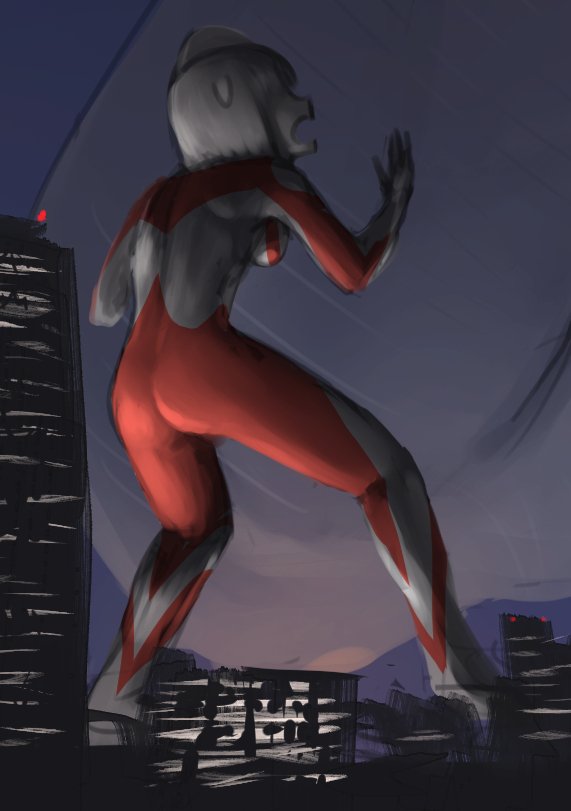 距離があってこれなので作中攻撃シーンだとすごい差だよね。
ついでに遠近感優先して暗かったので明るめに背景抜きとリピアー原寸も 