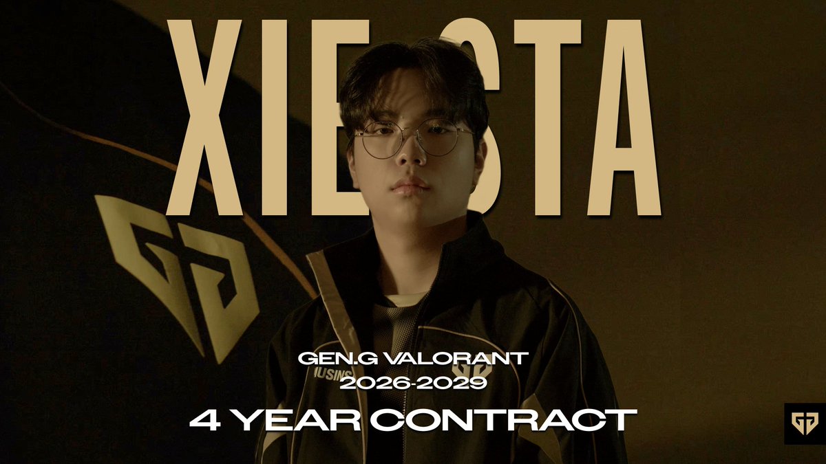 Xiesta signs a 4-year contract with Gen.G Valorant!🔥

GGA graduate Xiesta has officially signed a 4-year professional contract with Gen.G esports - the longest contract in Gen.G history.  Through GGA’s development program, Xiesta has consistently built his skills through